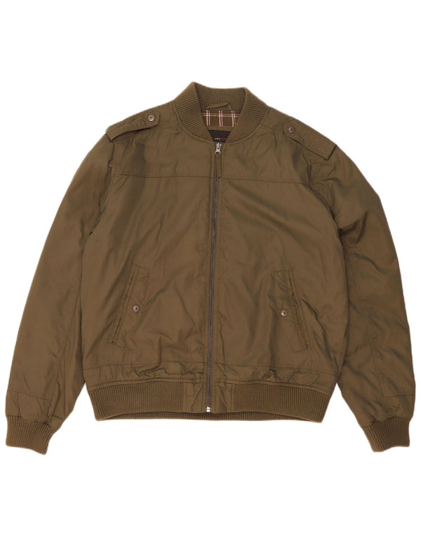 Jachetă militară pentru bărbați Zara UK 42 XL Nailon kaki