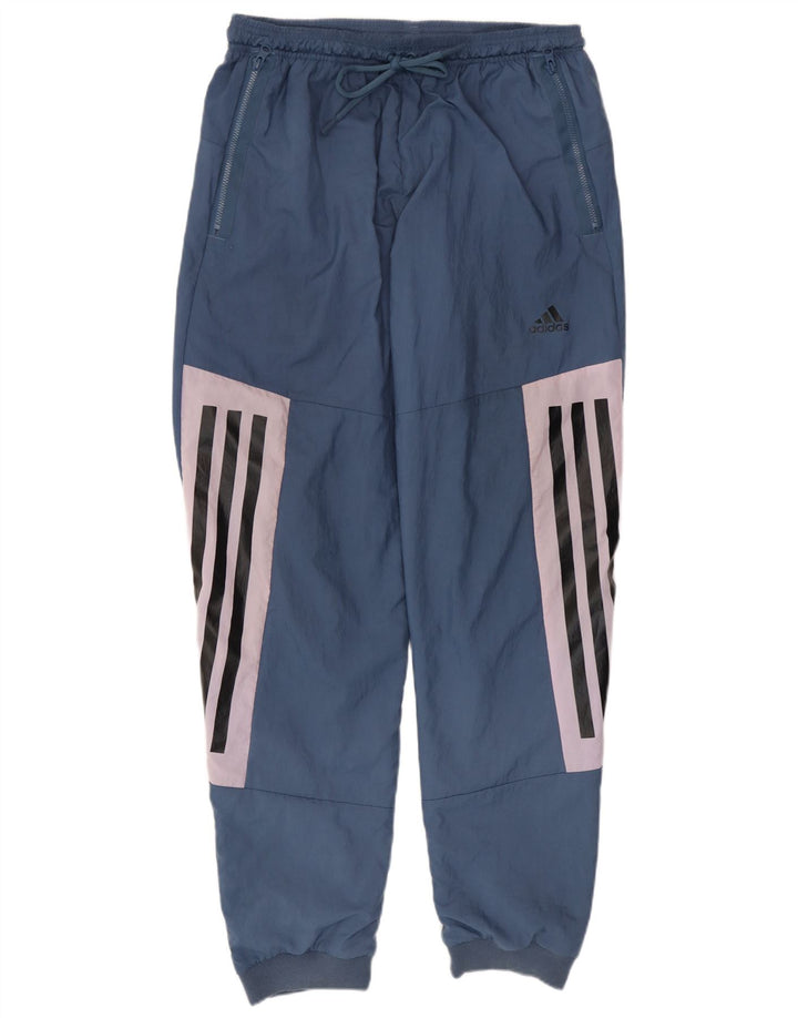 Pantaloni de trening pentru bărbați Adidas Pantaloni de jogging, albastru mediu, poliester Sport