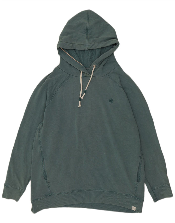 Pulover cu glugă pentru femei Fat Face UK 14 Bumbac verde mediu