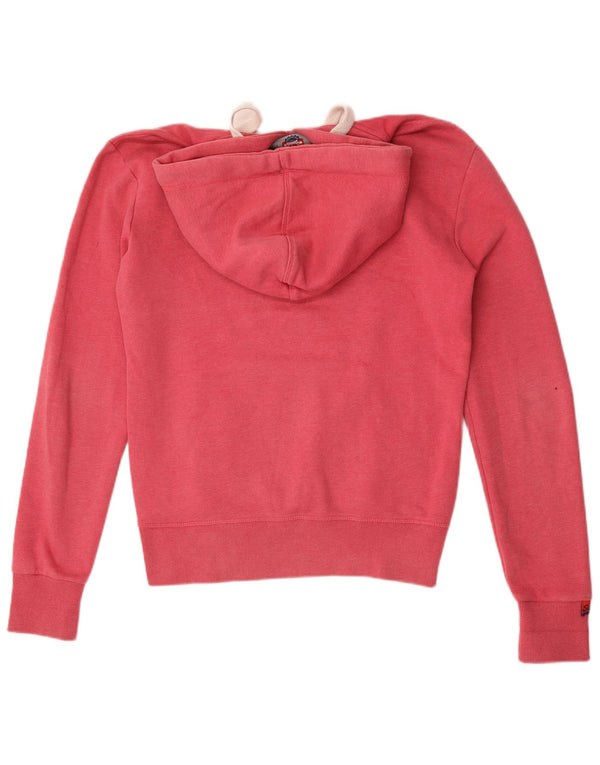 Pulover cu glugă grafic pentru bărbați Superdry XS bumbac roz
