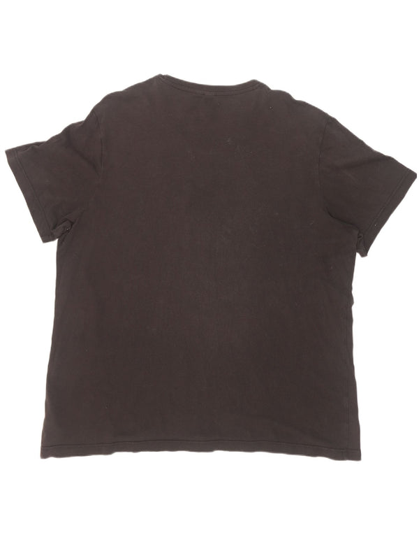Tricou grafic pentru bărbați Adidas Top XL bumbac negru