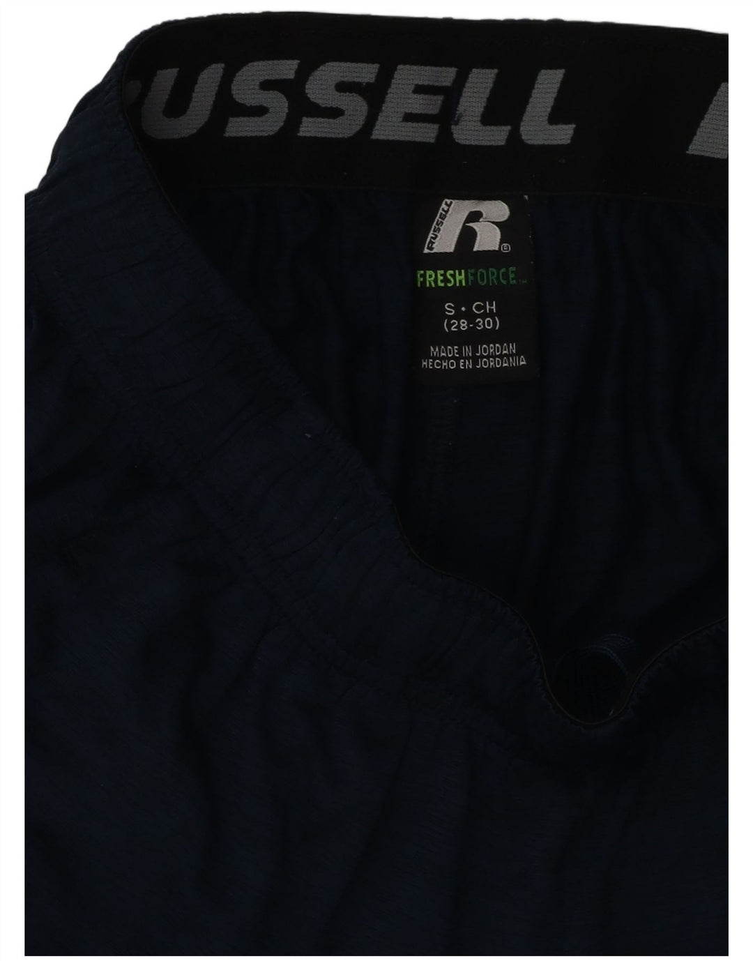 Pantaloni scurți sport Dri-Power pentru bărbați RUSSELL ATHLETIC, coloratii mici, bleumarin