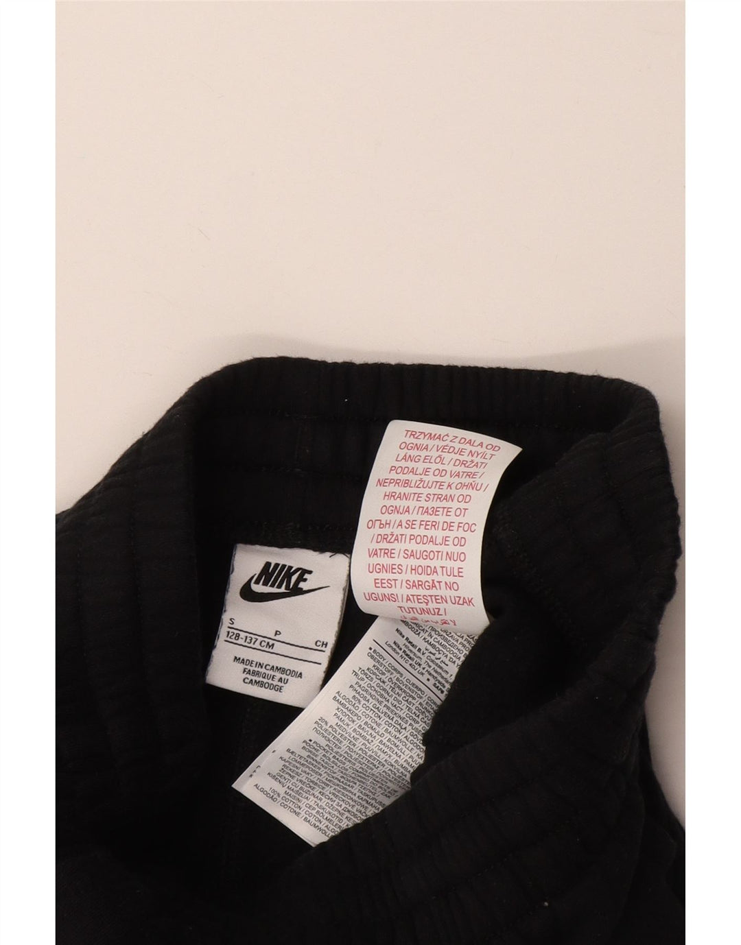 Pantaloni de trening NIKE Băieți Joggeri 8-9 Ani Mici Negru