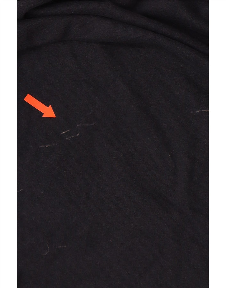 SUPERDRY tricou grafic pentru bărbați Top mediu din bumbac bleumarin