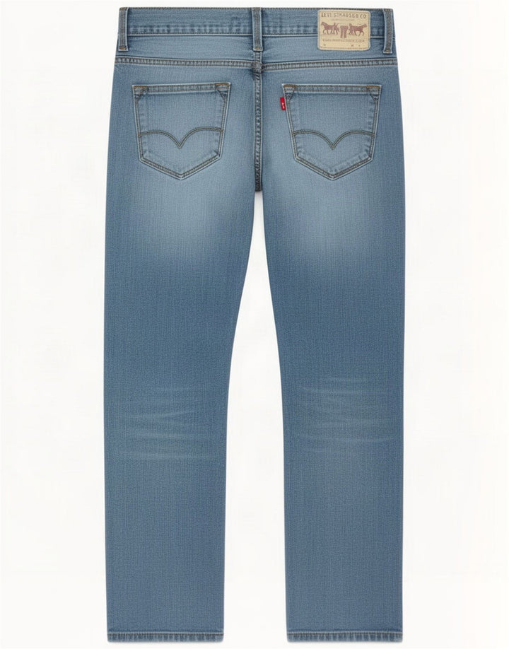 Blugi drepti pentru bărbați Levi's 504 W34 L29 Albastru
