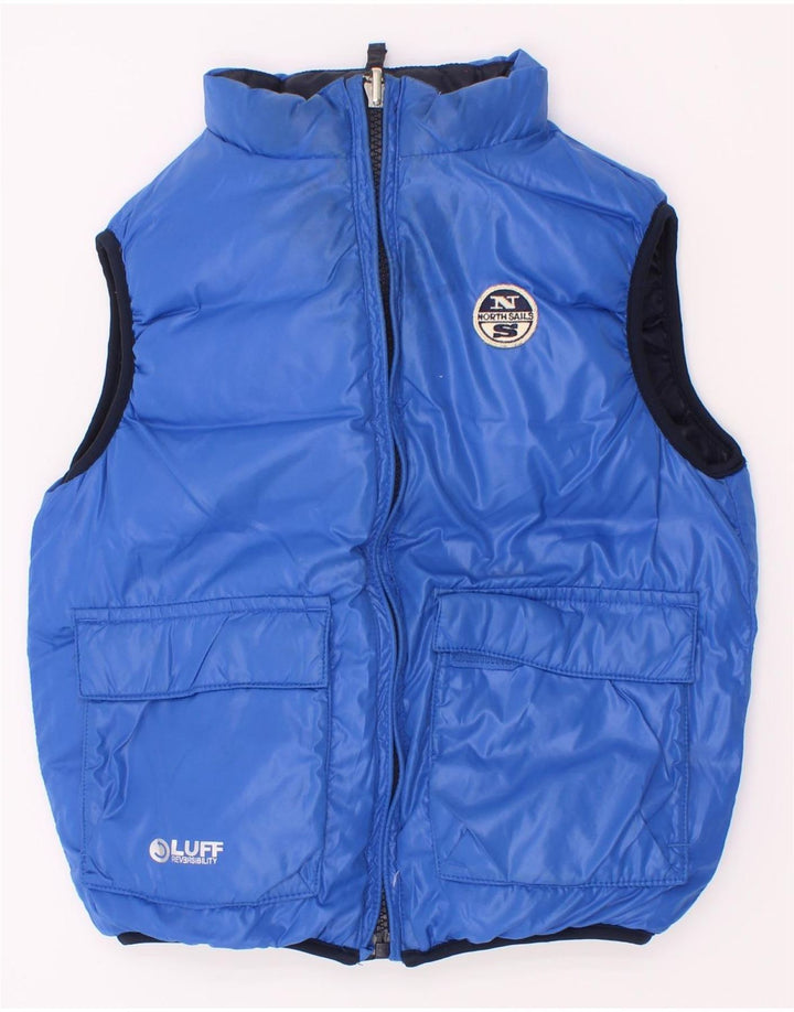 Gilet Captusit Reversibil pentru Baieti North Sails 3-4 Ani Poliester Bleumarin