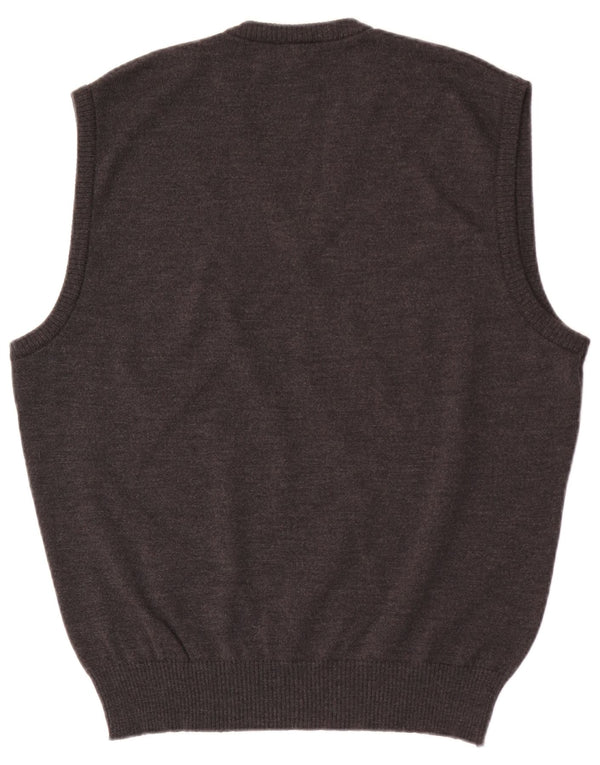 Marz Mens Vest Tank Top EU 54 Lână mare gri