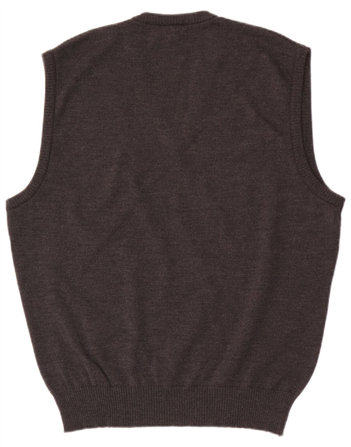 Marz Mens Vest Tank Top EU 54 Lână mare gri