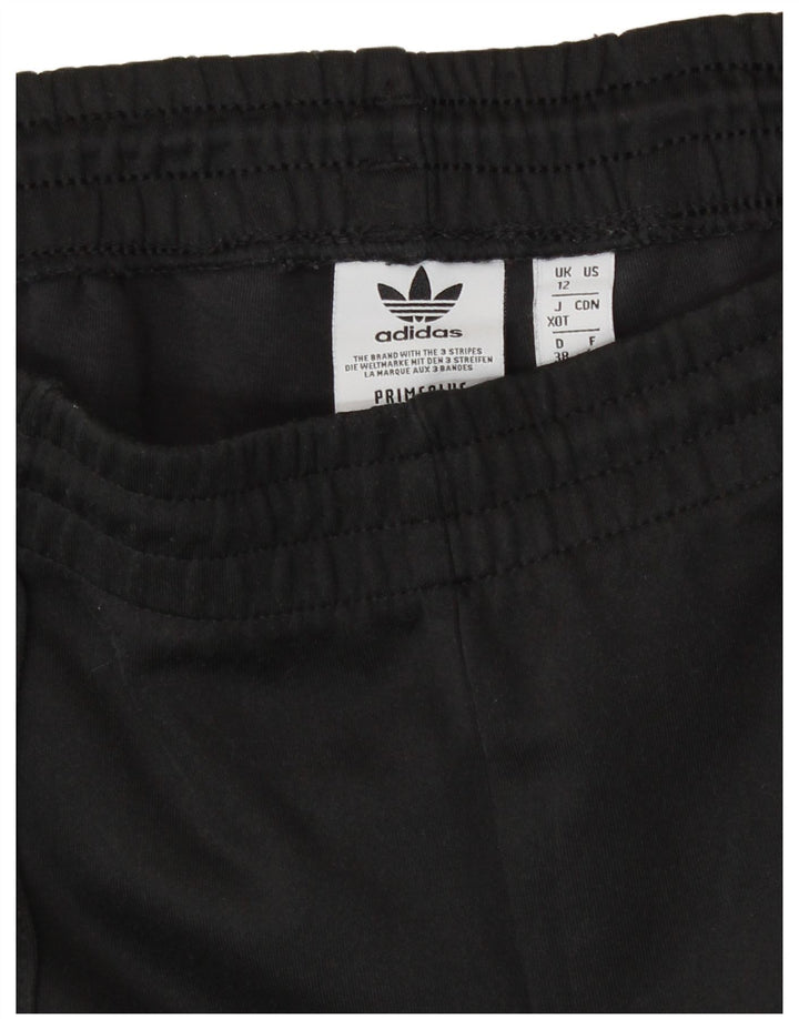 Pantaloni de trening Adidas pentru femei UK 12 Poliester mediu negru