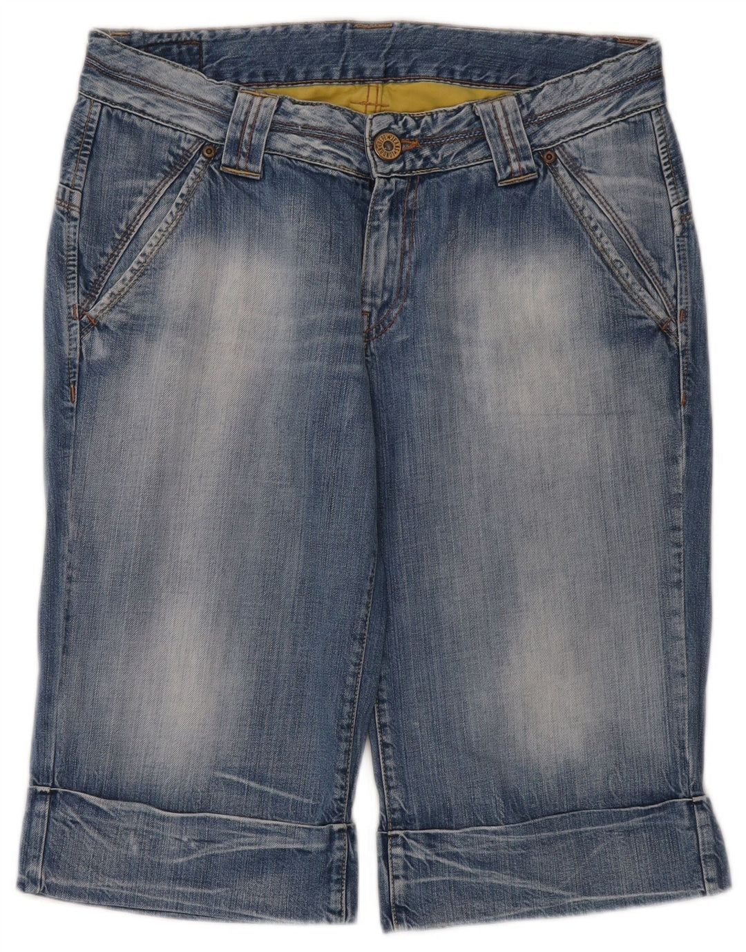 Bermudă pentru bărbați PEPE Jeans, din denim, W31, bumbac albastru mediu