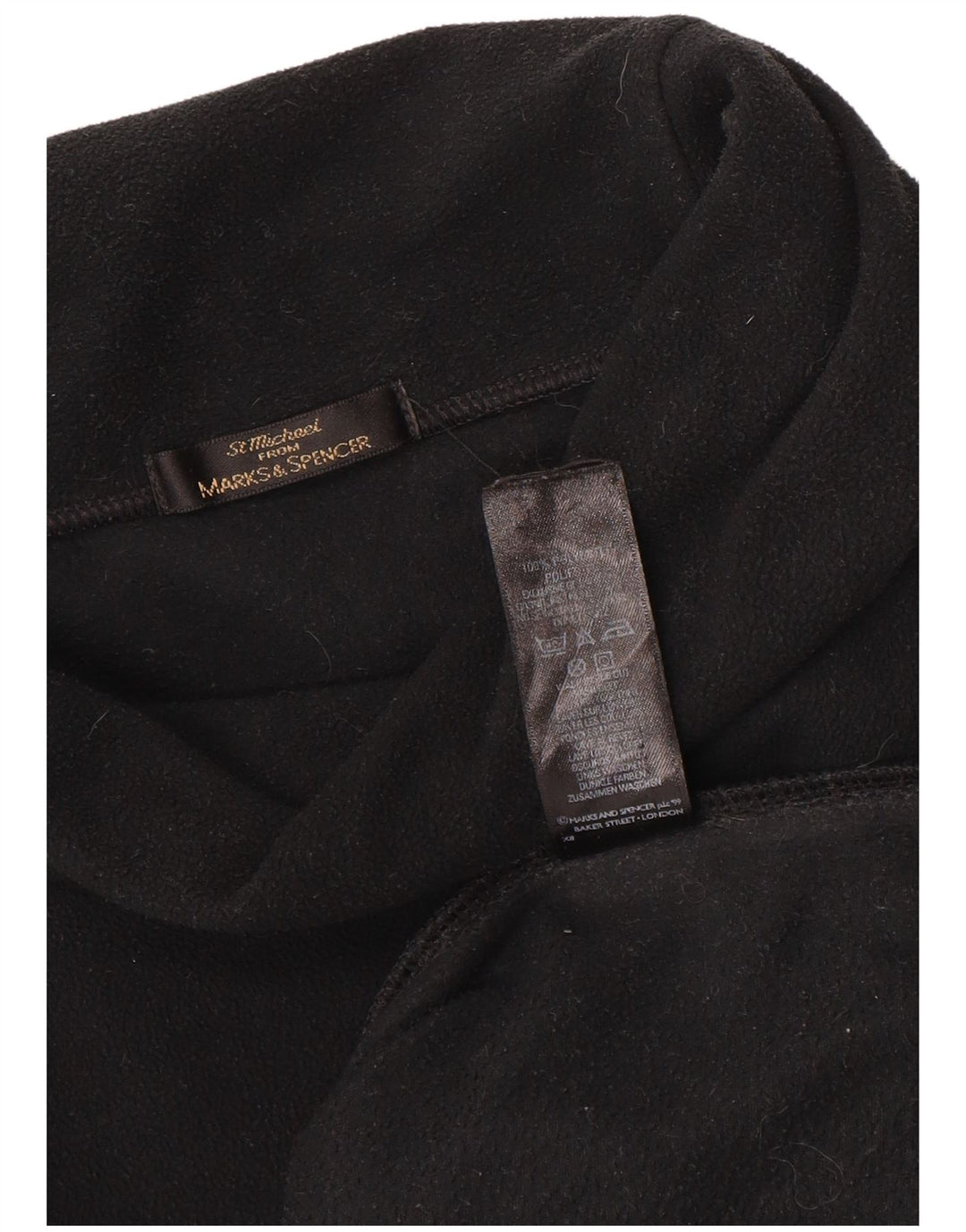 Pulover oversize din lână Marks & Spencer pentru femei UK 18 XL Poliester negru