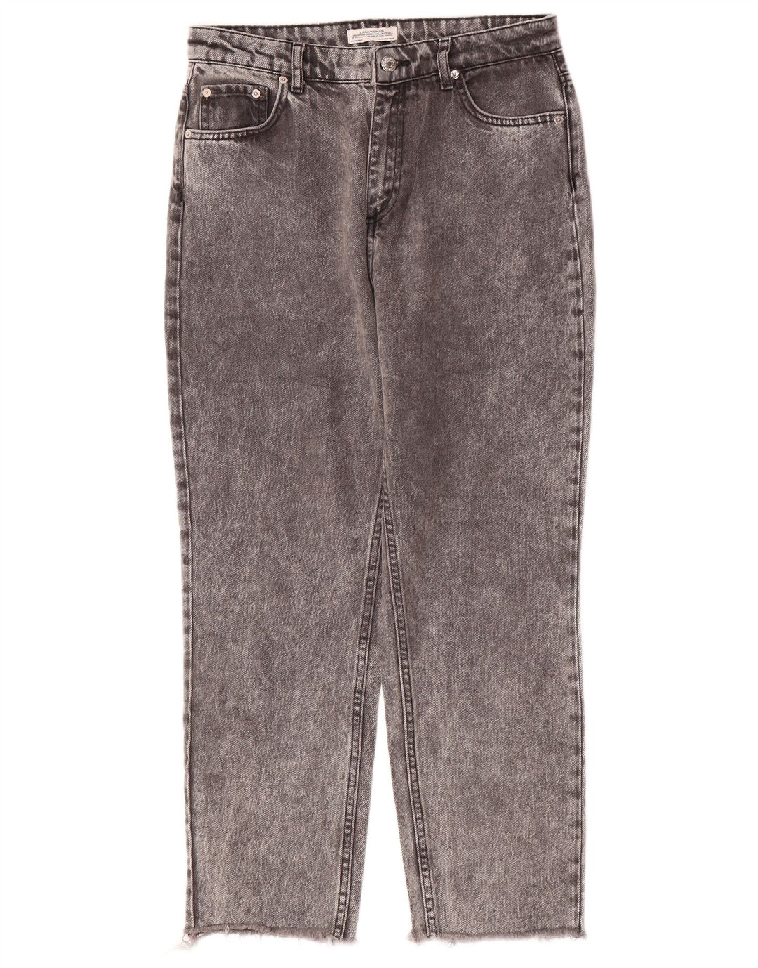 Blugi conici pentru femei Zara EU 38 Mici L28 L26 Gri