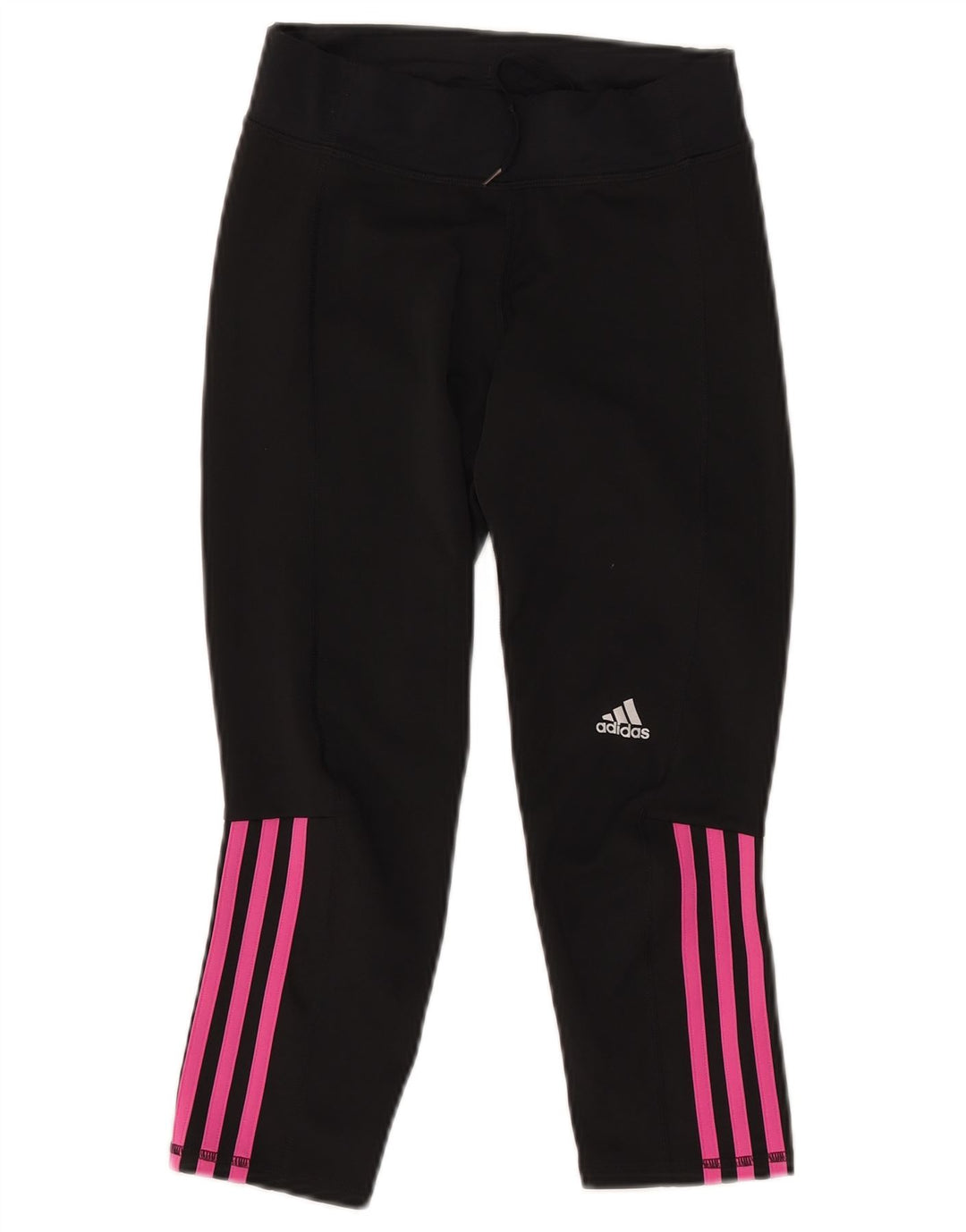 Leggings Capri ADIDAS pentru femei UK 4/6 XS poliester negru