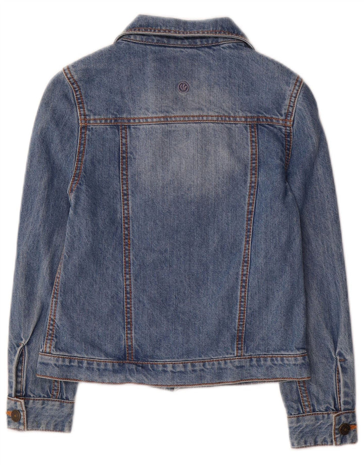 Jachetă Fat Face Fete Denim 9-10 Ani Bumbac Albastru