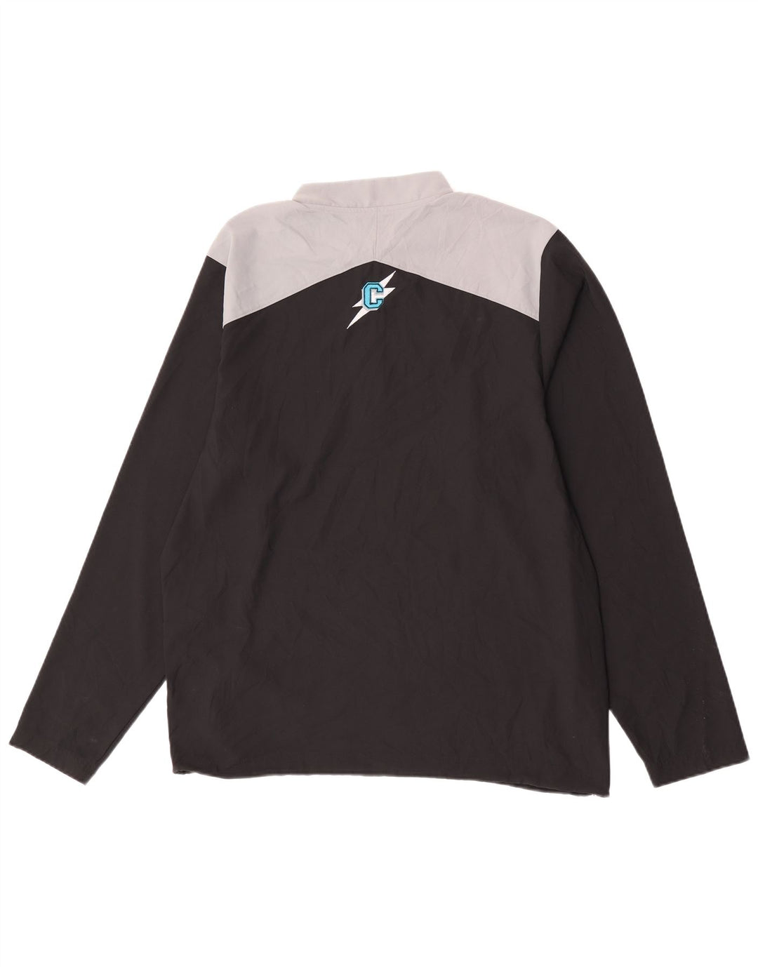 Under Armour Cold Gear Top cu mânecă lungă pentru bărbați, mediu negru, colorblock