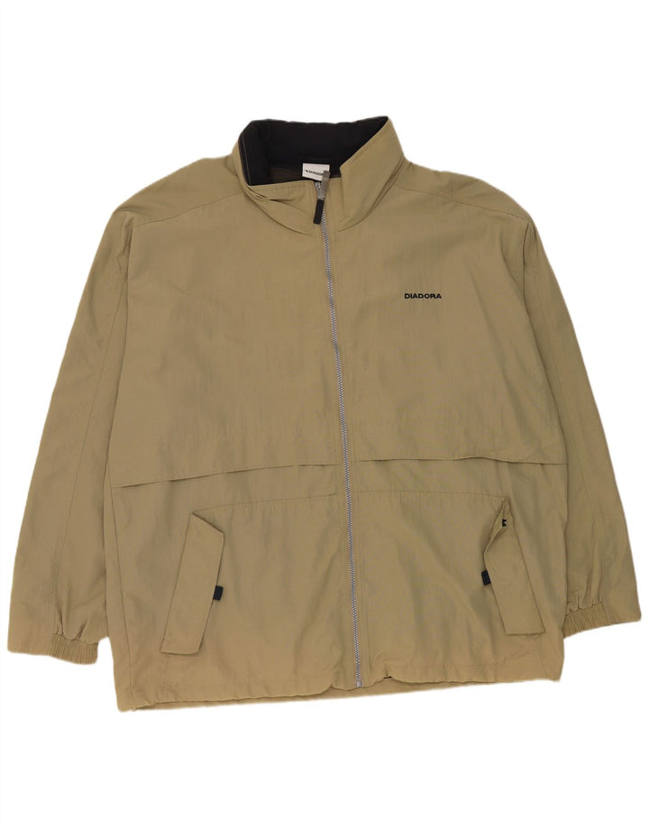 Jachetă de ploaie Diadora pentru bărbați UK 42 XL Kaki Poliester