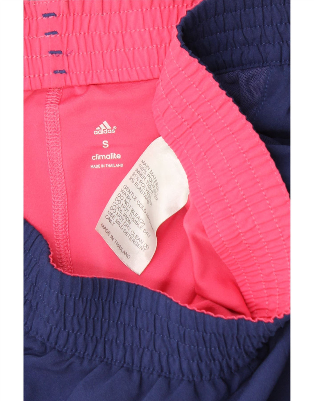 Pantaloni scurți sport Climalite Adidas pentru femei UK 10 Small Blue Poliester