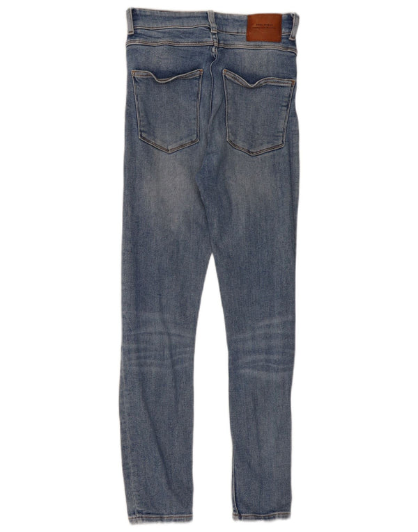 Blugi skinny distressed pentru femei Zara EU 36 XS W26 L27 Albastru