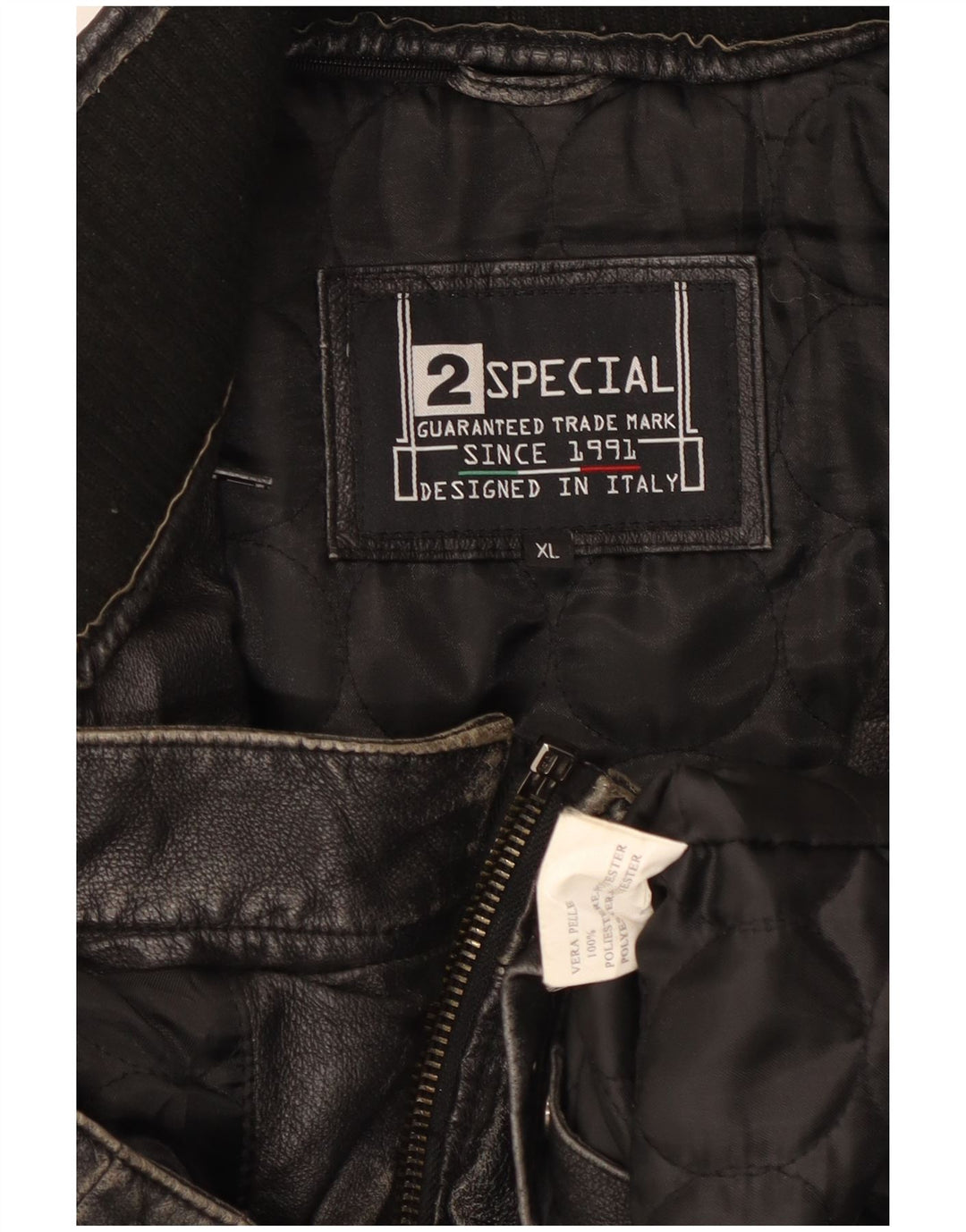 Jachetă din piele vintage pentru bărbați pentru motocicliști UK 42 XL din piele neagră