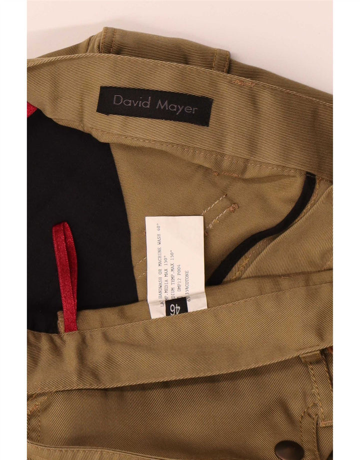 David Mayer Pantaloni cargo bootcut pentru femei IT 46 Large W31 L29 Khaki