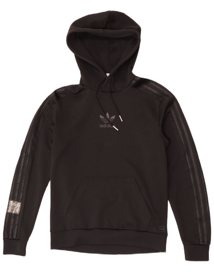 Pulover pentru bărbați Adidas Graphic Hoodie XS poliester negru