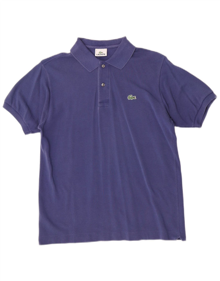 Tricou polo Lacoste pentru bărbați, mărimea 3, bumbac, albastru bleumarin mediu