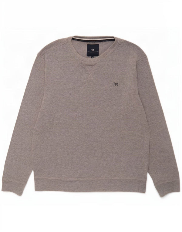 Crew Clothing Hanorac pentru bărbați Jumper XL Gri bumbac cu pete