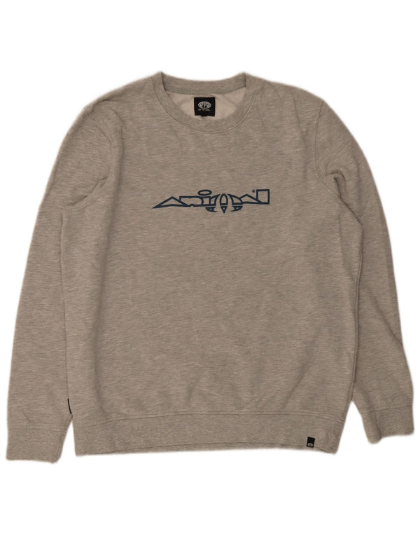 Hanorac grafic pentru bărbați Animal Jumper XL bumbac gri
