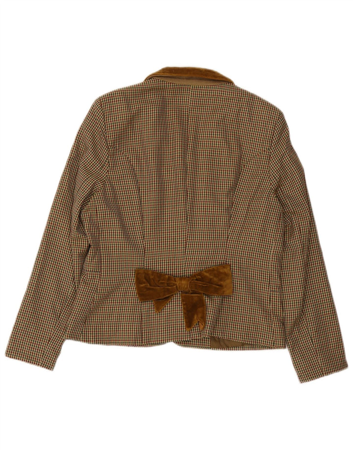 Moschino Jachetă Blazer pentru femei ieftine și șic UK 12 Medium Bej Clasic