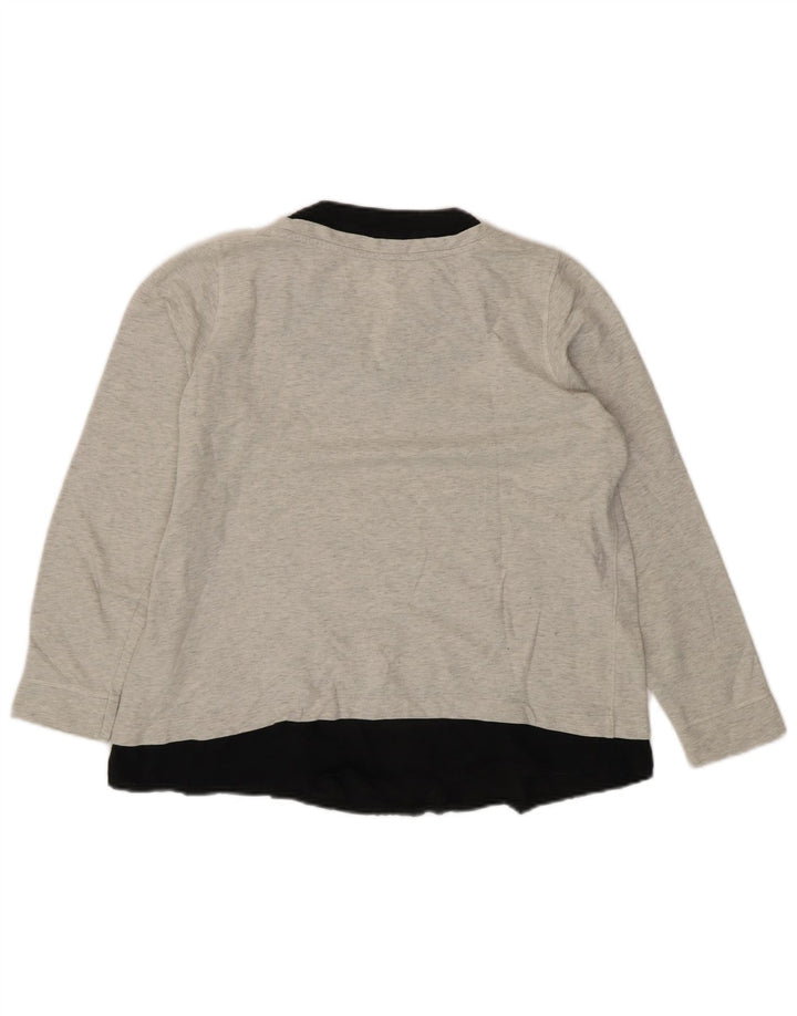 Pulover pentru damă Marks & Spencer pentru femei UK 16, mare, gri Colorblock