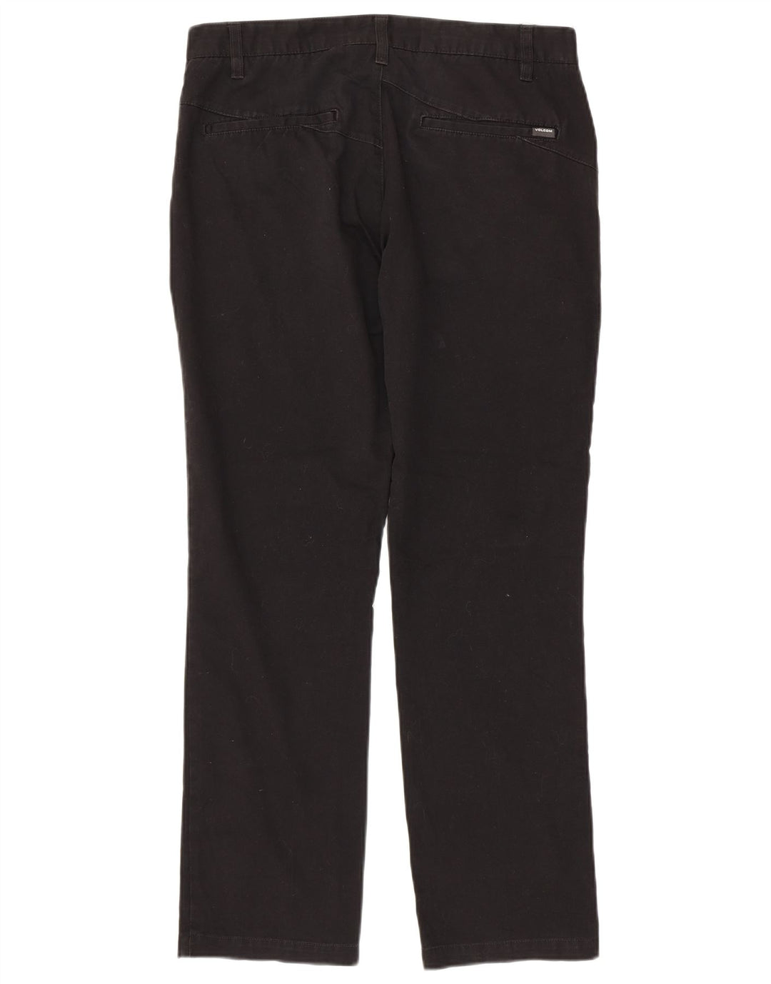 Pantaloni chino drepti pentru bărbați Volcom W32 L30 bumbac negru