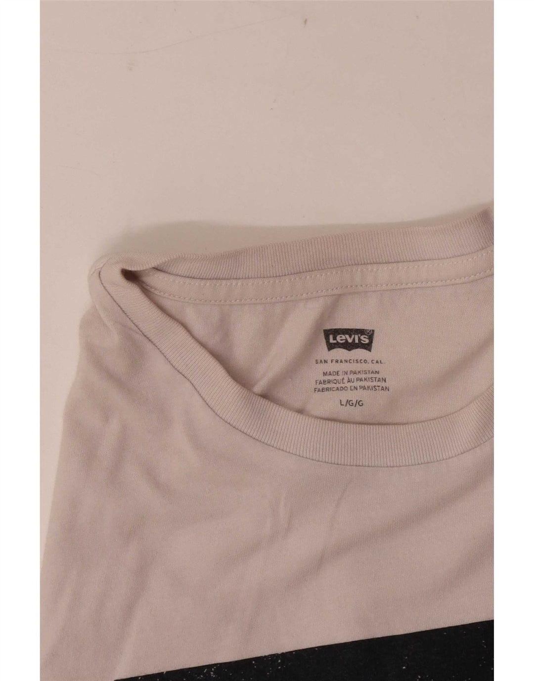 Tricou grafic pentru bărbați Levi's Top Large White
