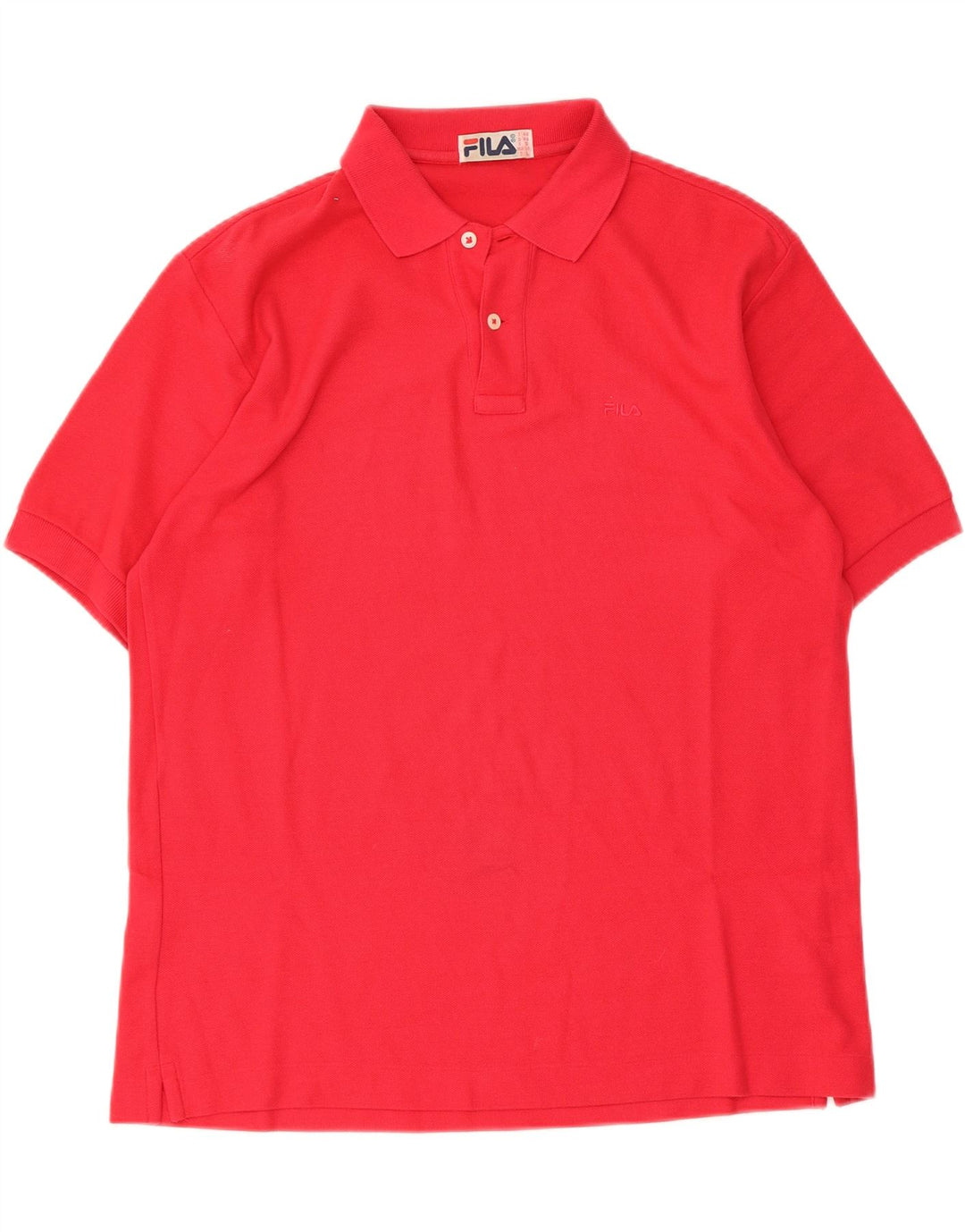 Tricou Polo Fila Bărbați IT 48 Bumbac Roșu Mediu