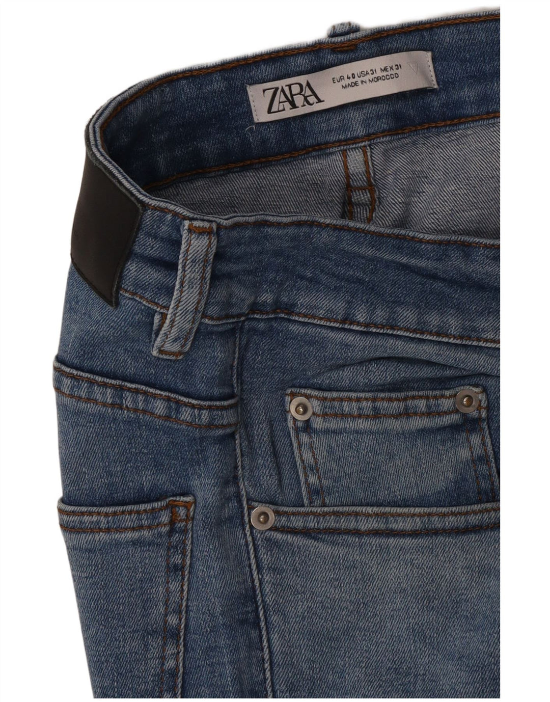 Blugi skinny pentru bărbați Zara EU 40 Medium W31 L30 Albastru