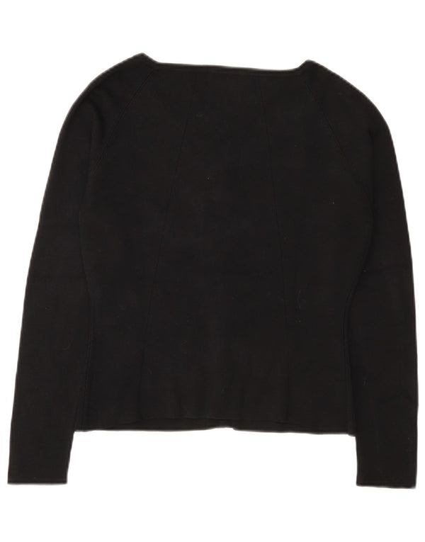 Seventy Pulover Crop Cardigan pentru Femei IT 42 Medium Black Silk