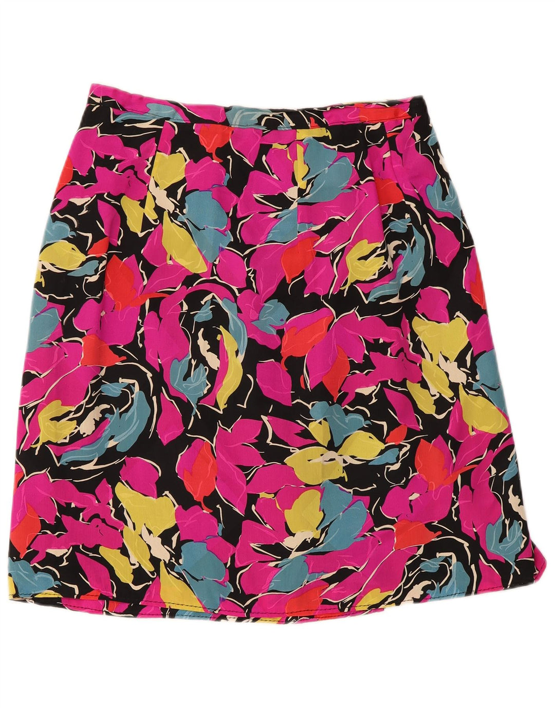 Fustă A-Line pentru Damă Vintage W30 Roz Mediu Floral