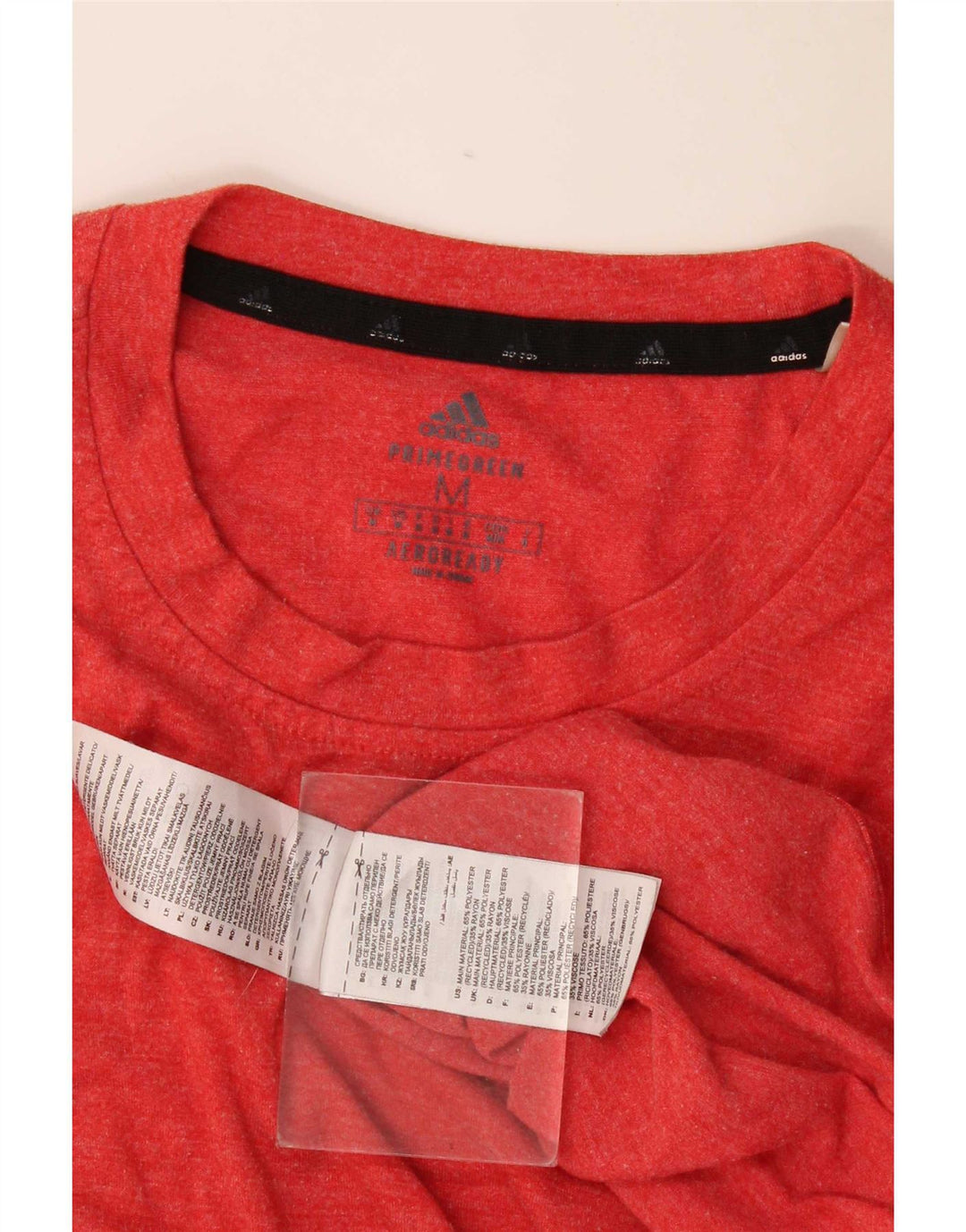 Tricou pentru bărbați Adidas Aeroready Top Medium Red Poliester