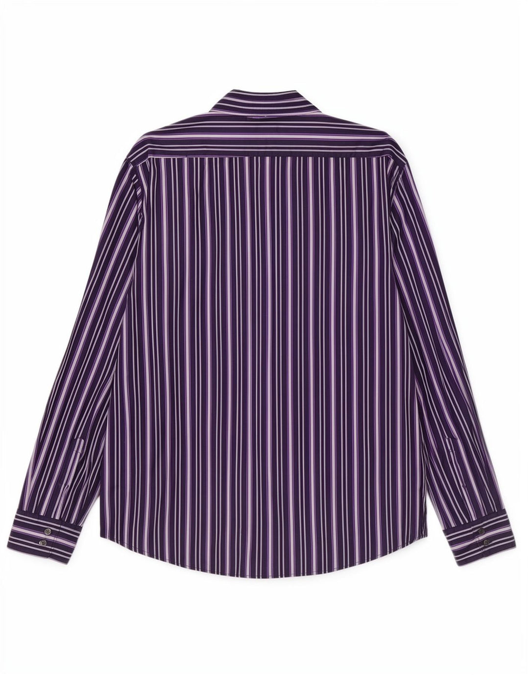 Cămașă pentru bărbați Hugo Boss, bumbac cu dungi mov