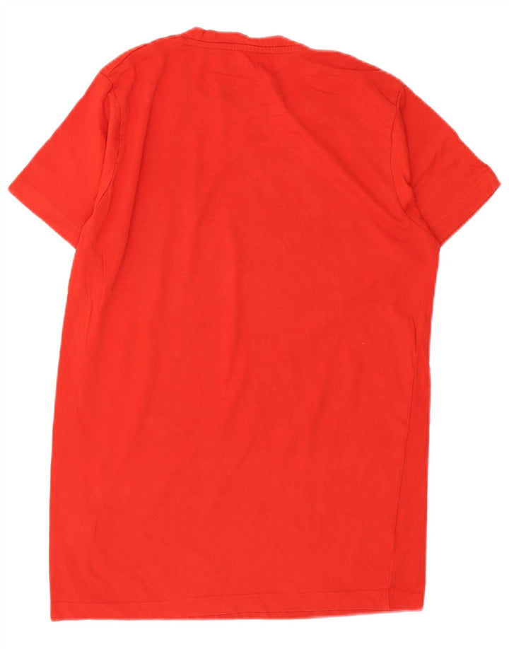 Tricou grafic Jack & Jones pentru bărbați Top din bumbac roșu mediu