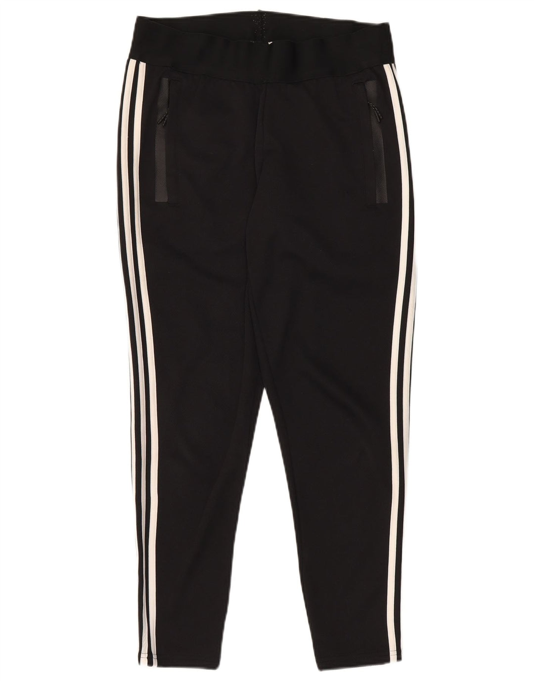 Pantaloni de trening ADIDAS pentru femei UK 8/10 Poliester negru mic