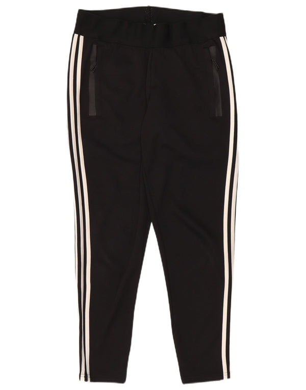 Pantaloni de trening ADIDAS pentru femei UK 8/10 Poliester negru mic