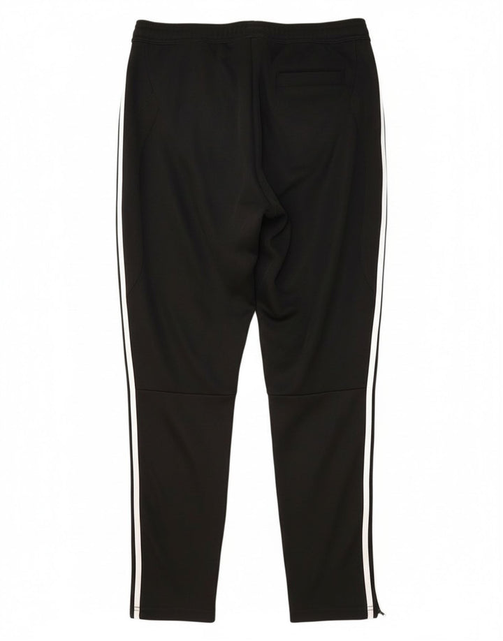 Pantaloni de trening Adidas pentru bărbați, poliester mediu negru
