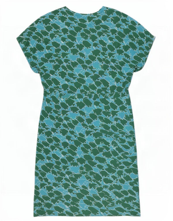 Sundek rochie schimbătoare cu model abstract pentru femei UK 10 mic albastru viscoză