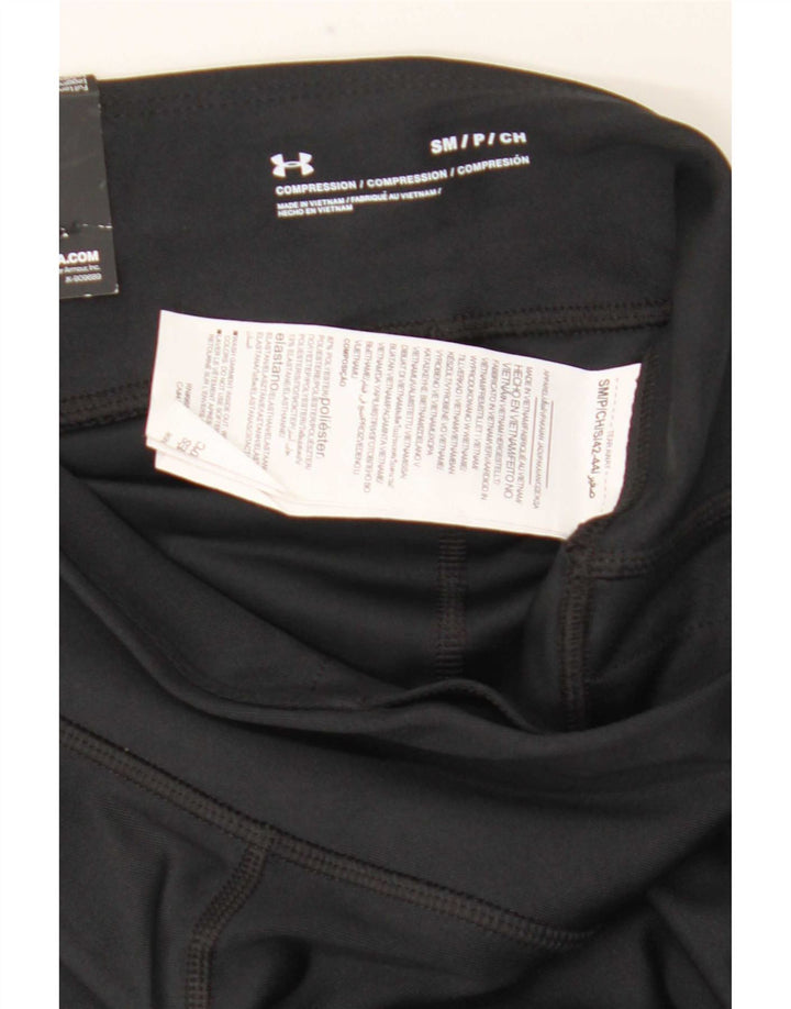 Leggings cu grafică pentru femei Under Armour UK 8, poliester negru mic