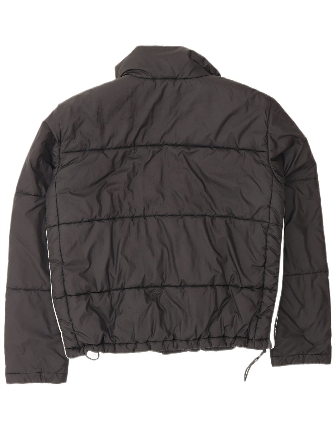 Jachetă căptușită supradimensionată pentru femei Adidas UK 10 Poliester negru mic