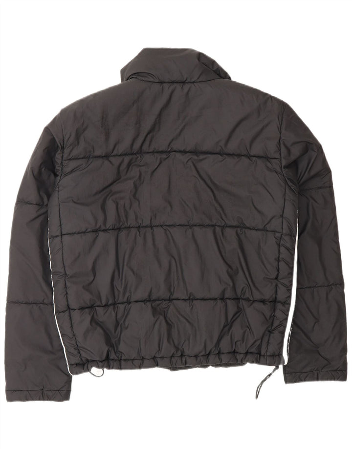 Jachetă căptușită supradimensionată pentru femei Adidas UK 10 Poliester negru mic