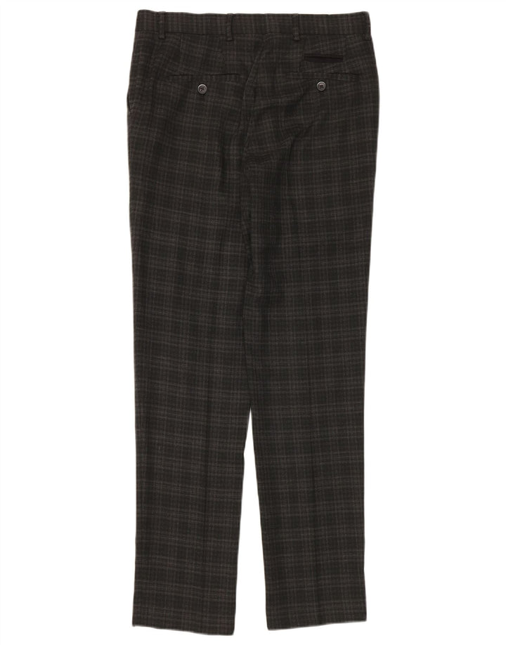 Pantaloni slim pentru bărbați Penguin L30 L32 Poliester cu carouri gri