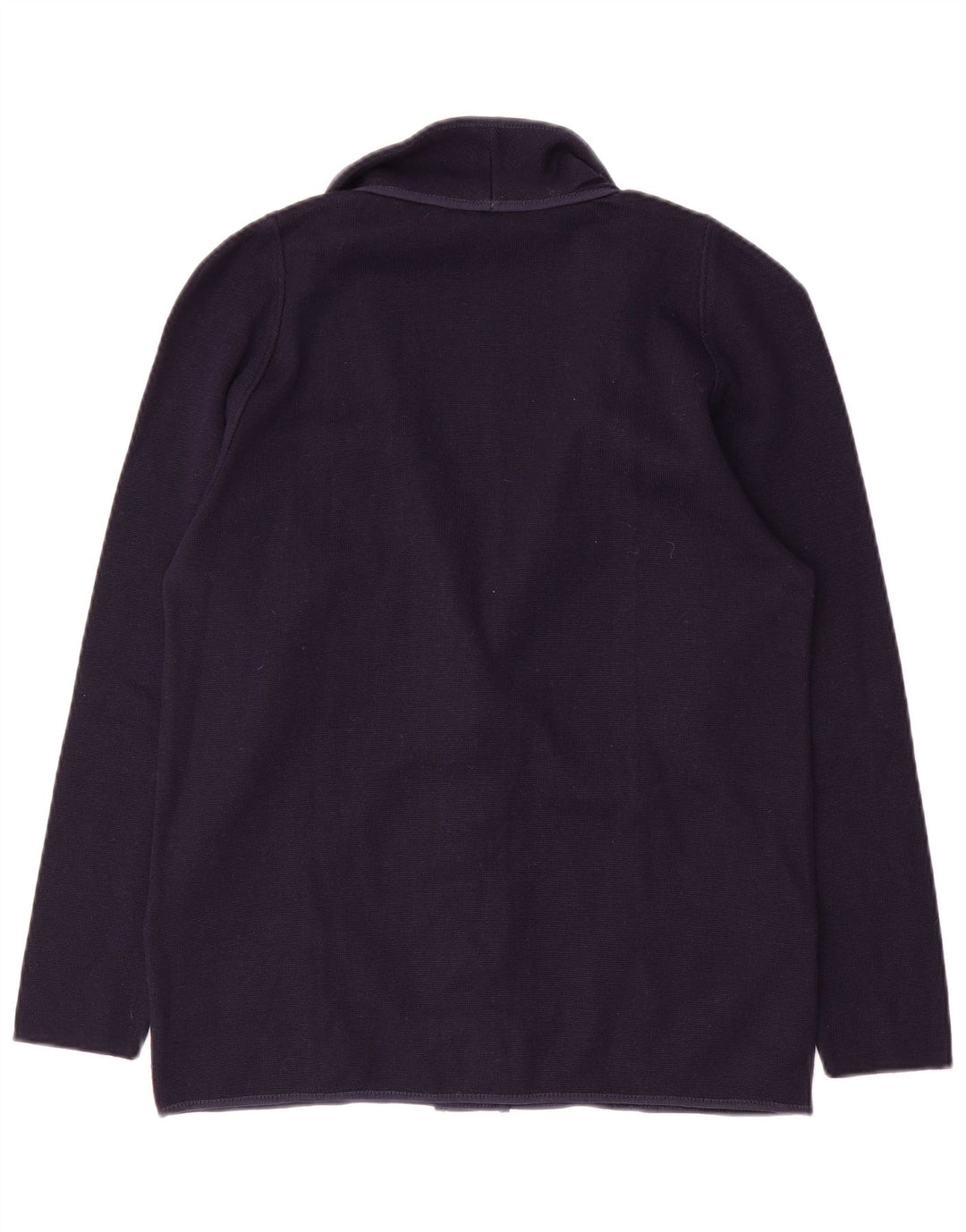 Pulover cardigan vintage pentru femei IT 46 mare bleumarin poliacrilic