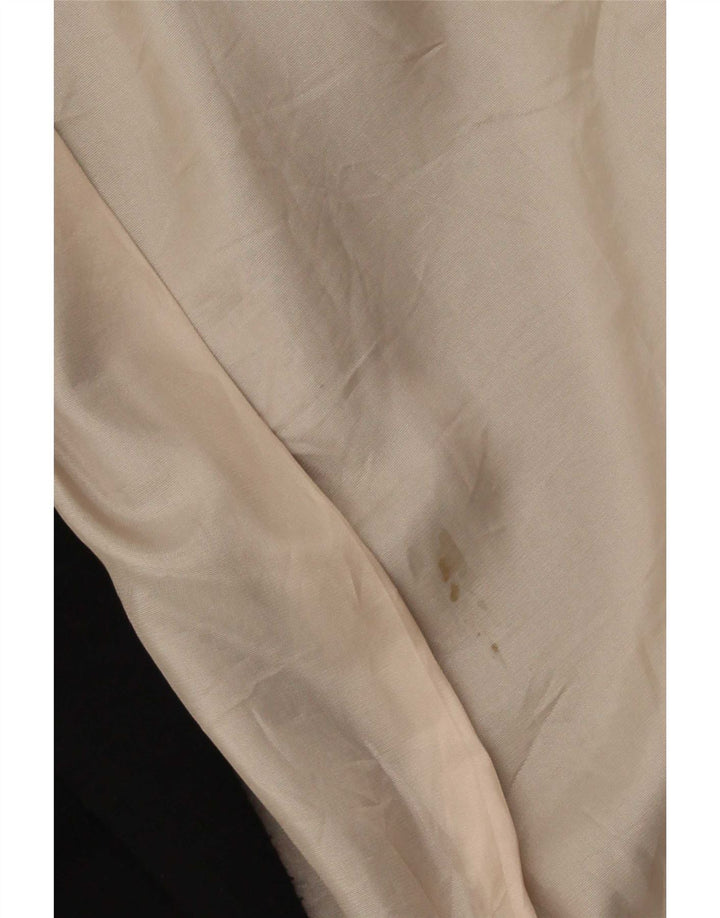 Topshop Jachetă Blazer deschisă pentru femei UK 10, poliester negru mic