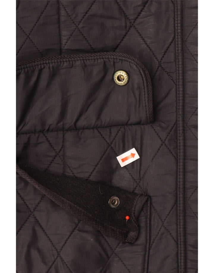 Jachetă utilată matlasată Barbour pentru femei UK 12 Medium Black